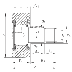 ��˨�͹��� KRE30-PP, ������������ƫ����Ȧ����������������ƽ��Ȧ
